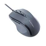 Kensington&reg; Pro Fit Wired Mid-Size Mouse, USB/PS2, Black # KMW72355