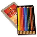 Koh-I-Noor Mondeluz Aquarelle Colored Pencils, Assorted # KOHFA372212BC