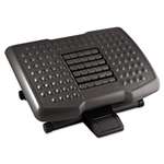 Kantek Premium Adjustable Footrest With Rollers, Plastic, 18w x 13d x 4h, Black # KTKFR750