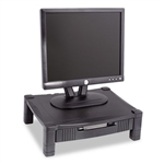 Kantek Height-Adjustable Stand w/Drawer, 17w x 13 1/4d 