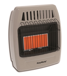 kozy world gas heaters, vent free heater