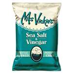 Miss Vickie's&reg; Kettle Cooked Sea Salt & Vinegar Potato Chips, 1.375 oz Bag, 64/Carton # LAY44446