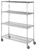 R&B Wire Linen Cart 18"x48" w/ 4 Wire Shelves, # LC184872