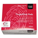 LEE Inkless Fingerprint Pad, 2-1/4w x 1-3/4d, Black, 23