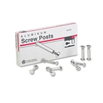 Charles Leonard, Inc. Post Binder Aluminum Screw Posts,