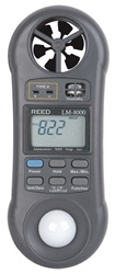 Reed LM-8000 4-in1 Multi-Function Meter Anemometer, Hum
