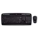 Logitech&reg; MK320 Wireless Desktop Set, Keyboard/Mouse, USB, Black # LOG920002836