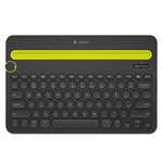 Logitech&reg; K480 Bluetooth Multi-Device Keyboard, Bluetooth, 12 1/5 x 1 3/5 x 7 9/10, Black # LOG920006342