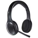 Logitech&reg; H800 Binaural Over-the-Head Wireless Headset, 4 ft Range, Black # LOG981000337