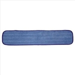 Premium Microfiber, 19-inch Blue Velcro Loop Mop, LOOPBLU