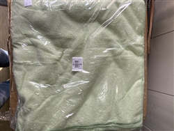 Light green 16x16 microfiber cleaning cloths 250 GSM 12-pack for kitchen color-coded cleaning