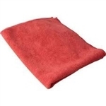 Microfiber Cleaning Cloths Light Red 16x16, 250 GSM- Pack of 12, LT-16RED