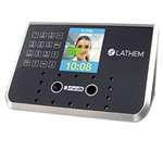 Lathem&reg; Time Face Recognition Time Clock System. 500 employees, Gray, 7 1/4 x 3 1/2 x 5 1/4 # LTHFR650KIT