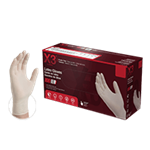 AMMEX Light Duty Latex Disposable Gloves LX3 3mil - Small - Case of 1000