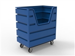 Maxi-Movers M7070 36 cubic foot bulk delivery truck with poly base and steel frame