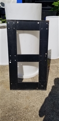 Maxi-Mover M7070MBA welded steel replacement base without wheels for M7090 bulk delivery truck