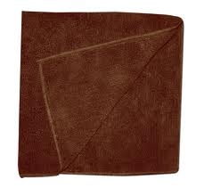 Microfiber Terry Cleaning Cloths 16x16 Brown- Pack of 48