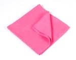 Microfiber Terry Cleaning Cloths 16x16 Pink- Pack of 48