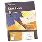 Maco&reg; Matte Clear Laser Labels, 8-1/2 x 11, 50/Box # MACML4005