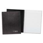 Cambridge&reg; Limited Wirebound Business Notebook, 8 7/8 x 11, Black Cover, 80 Sheets # MEA06343