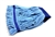 Blue 16 oz large microfiber tube mop head MF-BLU-LG with looped banded ends for commercial floors