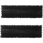 Hydro-Force MH10C brown stiff replacement brush pair for the 10-inch Brush Pro counter-rotating machine