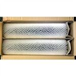 Hydro-Force MH54C soft white replacement brush pair for the 20-inch Brush Pro counter-rotating machine
