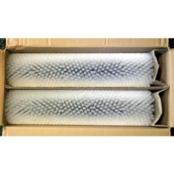 Hydro-Force MH54C soft white replacement brush pair for the 20-inch Brush Pro counter-rotating machine