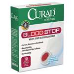 Curad&reg; Bloodstop Sterile Hemostat Gauze Pad, 1 x 1, 10/Box # MIICUR0055