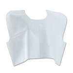 Medline Disposable Patient Capes, 3-Ply T/P/T, White 100/Carton # MIINON24248