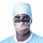 Medline Prohibit Face Mask w/Eyeshield, Polypropylene/C