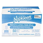 Medline Napkleen Disposable Bibs, 2-ply Tissue, 1-ply P