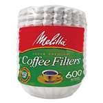 Melitta&reg; Basket Style Coffee Filters, Paper, 8 to 12 Cups, 600/Carton # MLA631132