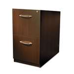 Mayline&reg; Aberdeen Series File/File Credenza Pedestal, 15&frac14;w x 20d x 27&frac12;h, Mocha # MLNAFF20LDC