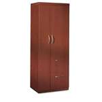 Mayline&reg; Aberdeen Personal Storage Tower, Box 1 Of 2, 24w x 24d x 68&frac34;h, Cherry # MLNAPST1LCR