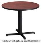 Mayline&reg; Bistro Series 30" Round Laminate Table Top, Regal Mahogany # MLNCA30RTRMH