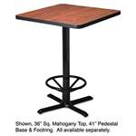 Mayline&reg; Bistro Series 41h Table Base, Black # MLNCA41B2025