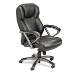 Mayline 300 Series Mid-Back Swivel/Tilt Chair, Black Le