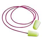 Moldex&reg; Pura-Fit Single-Use Earplugs, Corded, 33NRR, Bright Green, 100 Pairs # MLX6900