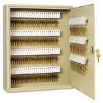 STEELMASTER&reg; by MMF Industries&trade; Uni-Tag Key Cabinet, 200-key, Steel, Sand, 16 1/2 x 4 3/4 x 20 1/8 # MMF201920003