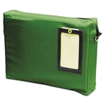 MMF Industries Expandable Dark Green Transit Sack, 14w