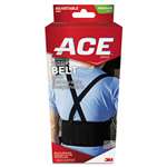 ACE&trade; Work Belt with Removable Suspenders, Fits Waists Up To 48", Black # MMM208605