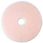 3M Eraser Burnish Floor Pad 3600, 19, Pink, 5 Pads/Carton # MMM25857