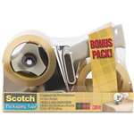 Scotch&reg; Box Sealing Tape Dispenser with 2 Rolls of Tape, 1.88 x 54.6 yards # MMM37502ST