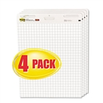 Post-it Self-Stick Easel Pads, Quad Rule, 25 x 30, WE, 