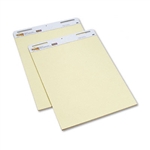 Post-it Self-Stick Easel Pad, Ruled, 25 x 30, Yellow, 2