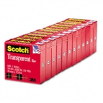 Scotch Transparent Glossy Tape, 3/4 x 1000, 1 Core, 