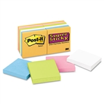 Post-it Super Sticky Super Sticky Notes, 3 x 3, Five Ne