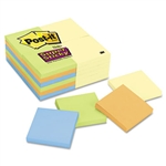 Post-it Super Sticky 3 x 3, Four Colors, 24 90-Sheet Pa