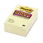 Post-it Super Sticky Notes, 4 x 6, Canary Yellow, 5 90-